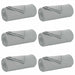 Pături de aruncat 6 pcs Gri 270 x 240 cm Molton - WALTI WALTI