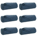 Pături de aruncat 6 pcs Albastru marin 270 x 240 cm Molton - WALTI WALTI
