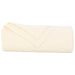 Pături de aruncat 6 pcs Crem 240 x 220 cm Molton - WALTI WALTI