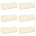 Pături de aruncat 6 pcs Crem 270 x 240 cm Molton - WALTI WALTI