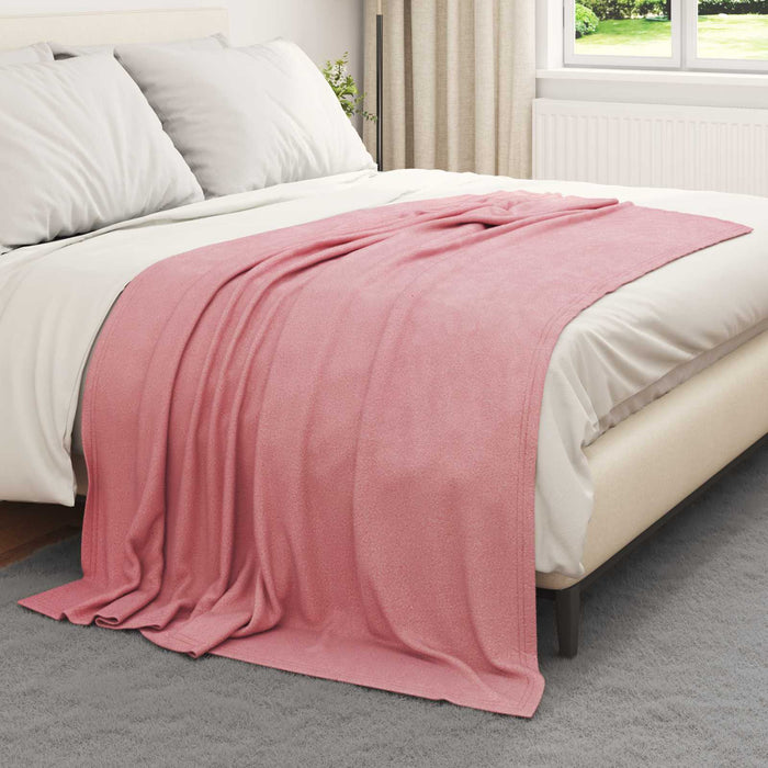 Pături de aruncat 6 pcs Roz 200 x 150 cm Molton - WALTI WALTI