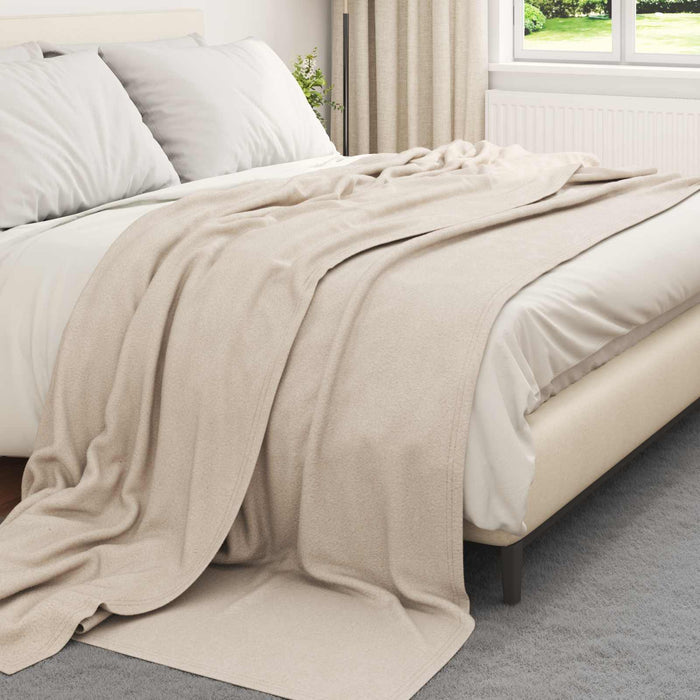 Pături de aruncat 24 pcs Bej 240 x 220 cm Molton - WALTI WALTI