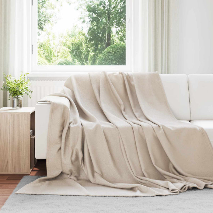 Pături de aruncat 24 pcs Bej 270 x 240 cm Molton - WALTI WALTI