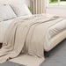 Pături de aruncat 24 pcs Bej 270 x 240 cm Molton - WALTI WALTI