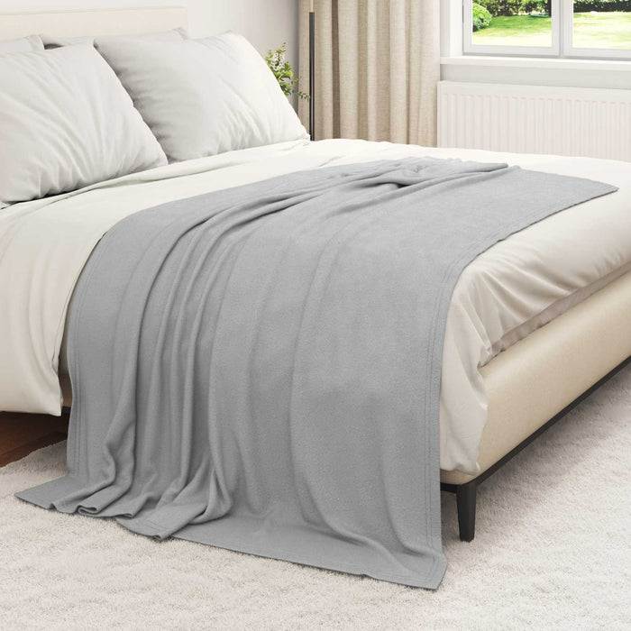 Pături de aruncat 24 pcs Gri 200 x 150 cm Molton - WALTI WALTI