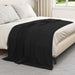Pături de aruncat 24 pcs Negru 200 x 150 cm Molton - WALTI WALTI