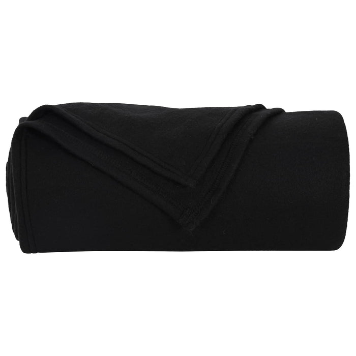 Pături de aruncat 24 pcs Negru 200 x 150 cm Molton - WALTI WALTI