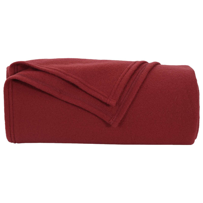 Pături de aruncat 24 pcs Roșu Bordeaux 200 x 150 cm Molton - WALTI WALTI