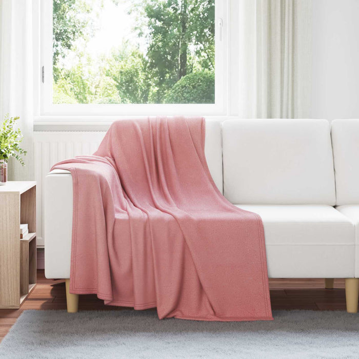 Pături de aruncat 24 pcs Roz 170 x 130 cm Molton - WALTI WALTI