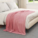 Pături de aruncat 24 pcs Roz 170 x 130 cm Molton - WALTI WALTI