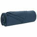 Pătura de aruncat Albastru marin 210 x 140 cm Molton - WALTI WALTI