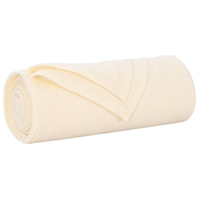 Pături de aruncat 6 pcs Crem 350 x 270 cm Molton - WALTI WALTI