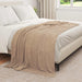 Pături de aruncat 6 pcs Culoare Cămilă 210 x 140 cm Molton - WALTI WALTI