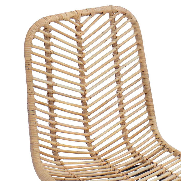Scaun de sufragerie 2 pcs natural 44.5 x 55 x 85 cm - WALTI WALTI