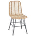 Scaun de sufragerie 2 pcs natural 44.5 x 55 x 85 cm - WALTI WALTI