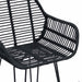 Scaun Bar 2 pcs 55 x 52 x 92 cm Ratan și Fier - WALTI WALTI