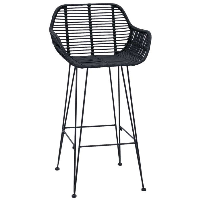 Scaun Bar 2 pcs 55 x 52 x 92 cm Ratan și Fier - WALTI WALTI