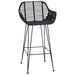 Scaun Bar 2 pcs 55 x 52 x 92 cm Ratan și Fier - WALTI WALTI