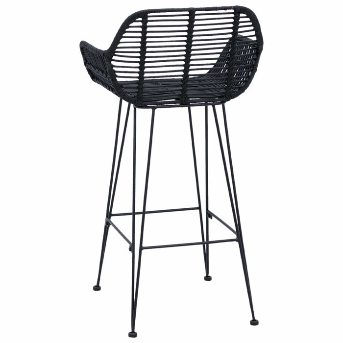 Scaun Bar 2 pcs 55 x 52 x 92 cm Ratan și Fier - WALTI WALTI