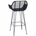 Scaun Bar 2 pcs 55 x 52 x 92 cm Ratan și Fier - WALTI WALTI
