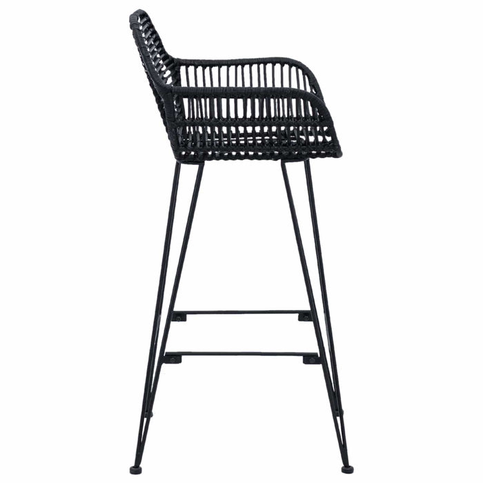 Scaun Bar 2 pcs 55 x 52 x 92 cm Ratan și Fier - WALTI WALTI