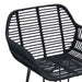 Scaun Bar 2 pcs 55 x 52 x 105 cm Ratan și Fier - WALTI WALTI