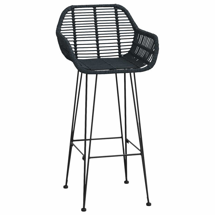 Scaun Bar 2 pcs 55 x 52 x 105 cm Ratan și Fier - WALTI WALTI
