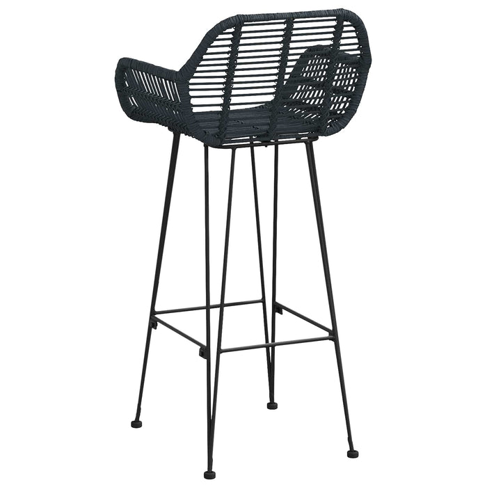 Scaun Bar 2 pcs 55 x 52 x 105 cm Ratan și Fier - WALTI WALTI