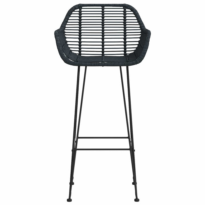 Scaun Bar 2 pcs 55 x 52 x 105 cm Ratan și Fier - WALTI WALTI