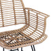 Scaun de sufragerie 2 pcs natural 57 x 54.5 x 85 cm - WALTI WALTI