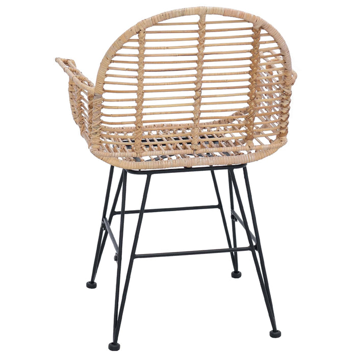 Scaun de sufragerie 2 pcs natural 57 x 54.5 x 85 cm - WALTI WALTI