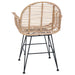 Scaun de sufragerie 2 pcs natural 57 x 54.5 x 85 cm - WALTI WALTI