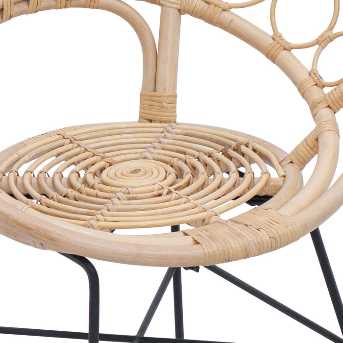 Scaun de sufragerie 2 pcs natural 65 x 55,5 x 81 cm - WALTI WALTI