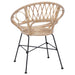 Scaun de sufragerie 2 pcs natural 65 x 55,5 x 81 cm - WALTI WALTI