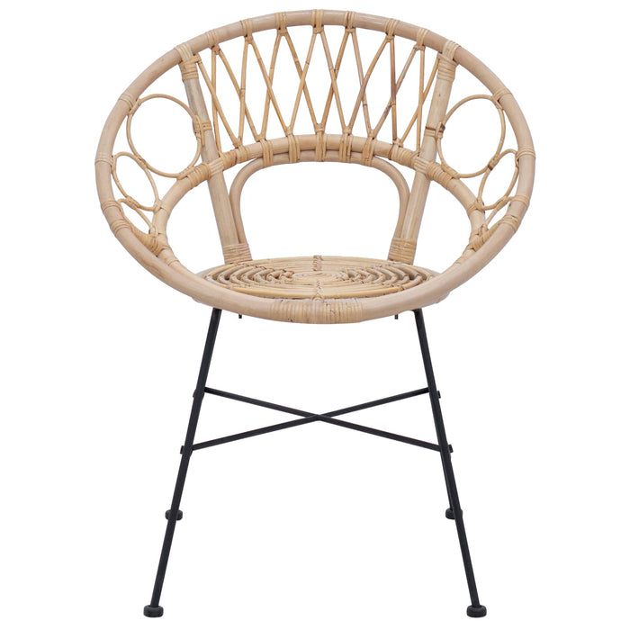 Scaun de sufragerie 2 pcs natural 65 x 55,5 x 81 cm - WALTI WALTI