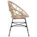 Scaun de sufragerie 2 pcs natural 65 x 55,5 x 81 cm - WALTI WALTI