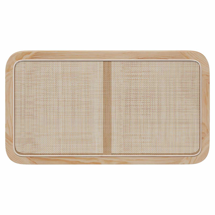 Tăblie cap cu headboard natural 100 x 55 x 3 cm Ratan WALTI