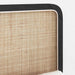 Tăblie cap cu headboard Negru 100 x 55 x 3 cm Ratan - WALTI WALTI