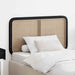 Tăblie cap cu headboard Negru 100 x 55 x 3 cm Ratan - WALTI WALTI