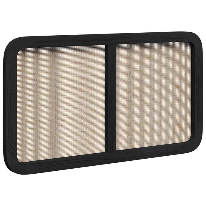 Tăblie cap cu headboard Negru 100 x 55 x 3 cm Ratan - WALTI WALTI