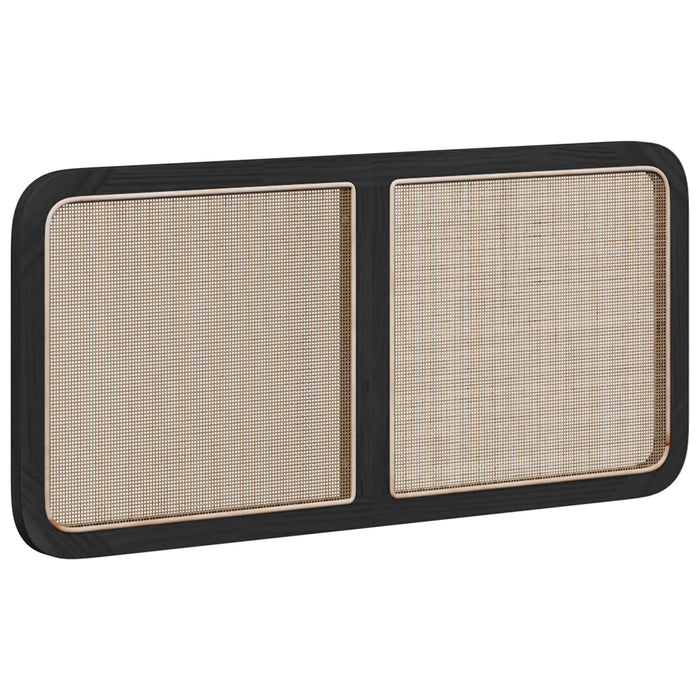 Tăblie cap cu headboard Negru 120 x 55 x 3 cm Ratan - WALTI WALTI