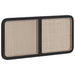 Tăblie cap cu headboard Negru 120 x 55 x 3 cm Ratan - WALTI WALTI