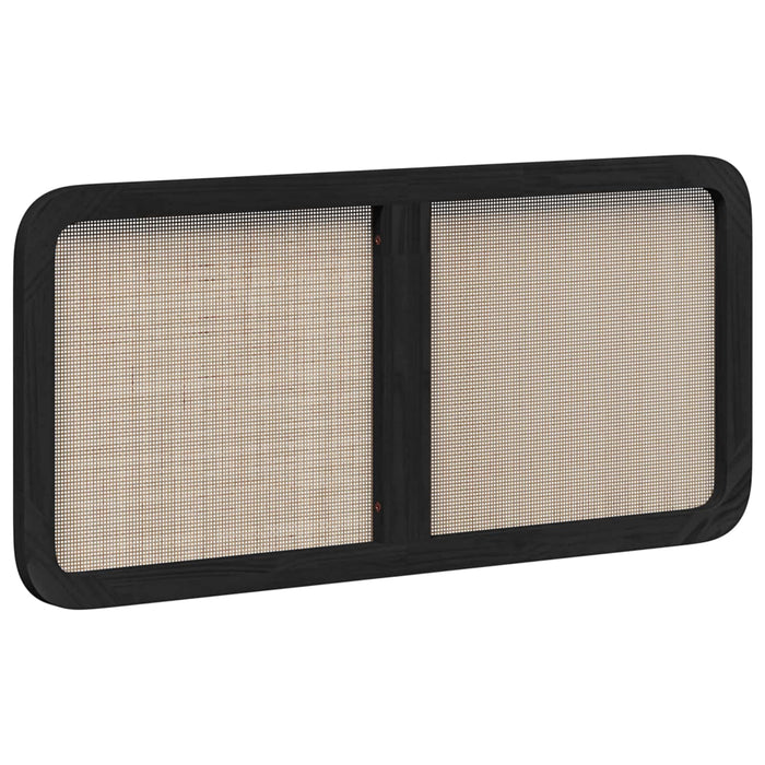 Tăblie cap cu headboard Negru 120 x 55 x 3 cm Ratan - WALTI WALTI