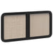 Tăblie cap cu headboard Negru 120 x 55 x 3 cm Ratan - WALTI WALTI
