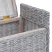 Bancă cu spațiu de depozitare Alb spălat 110 x 40 x 50 cm Ratan - WALTI WALTI