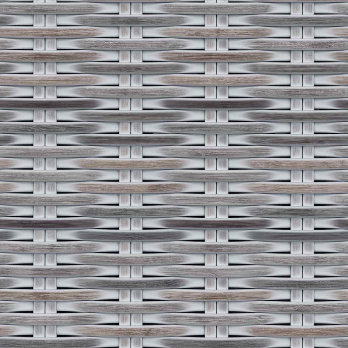 Bancă cu spațiu de depozitare Alb spălat 110 x 40 x 50 cm Ratan - WALTI WALTI