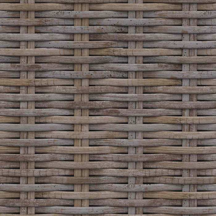 Bancă cu spațiu de depozitare Gri 110 x 40 x 50 cm Ratan - WALTI WALTI
