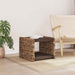 Masă laterală natural 44.5 x 45 x 45 cm Lemn masiv de mahon - WALTI WALTI