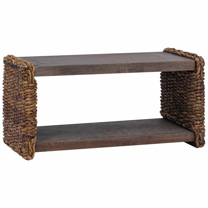 Masă laterală natural 44.5 x 45 x 45 cm Lemn masiv de mahon - WALTI WALTI
