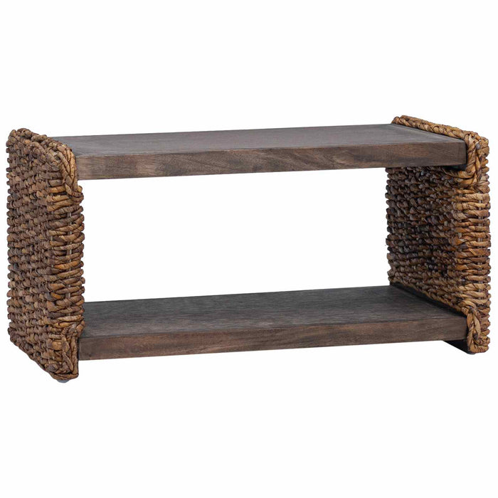 Masă laterală natural 44.5 x 45 x 45 cm Lemn masiv de mahon - WALTI WALTI